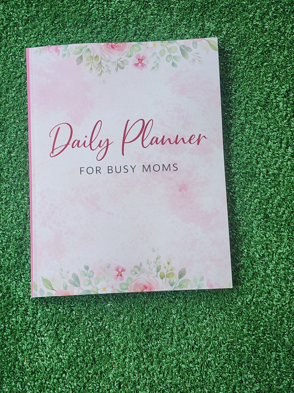 Daily Planner for Busy Moms - Pink Floral